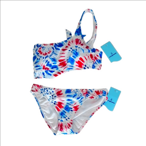 Womens Bikini Swimwear Set - Red, Blue, and White O'RAGEOUS NWT